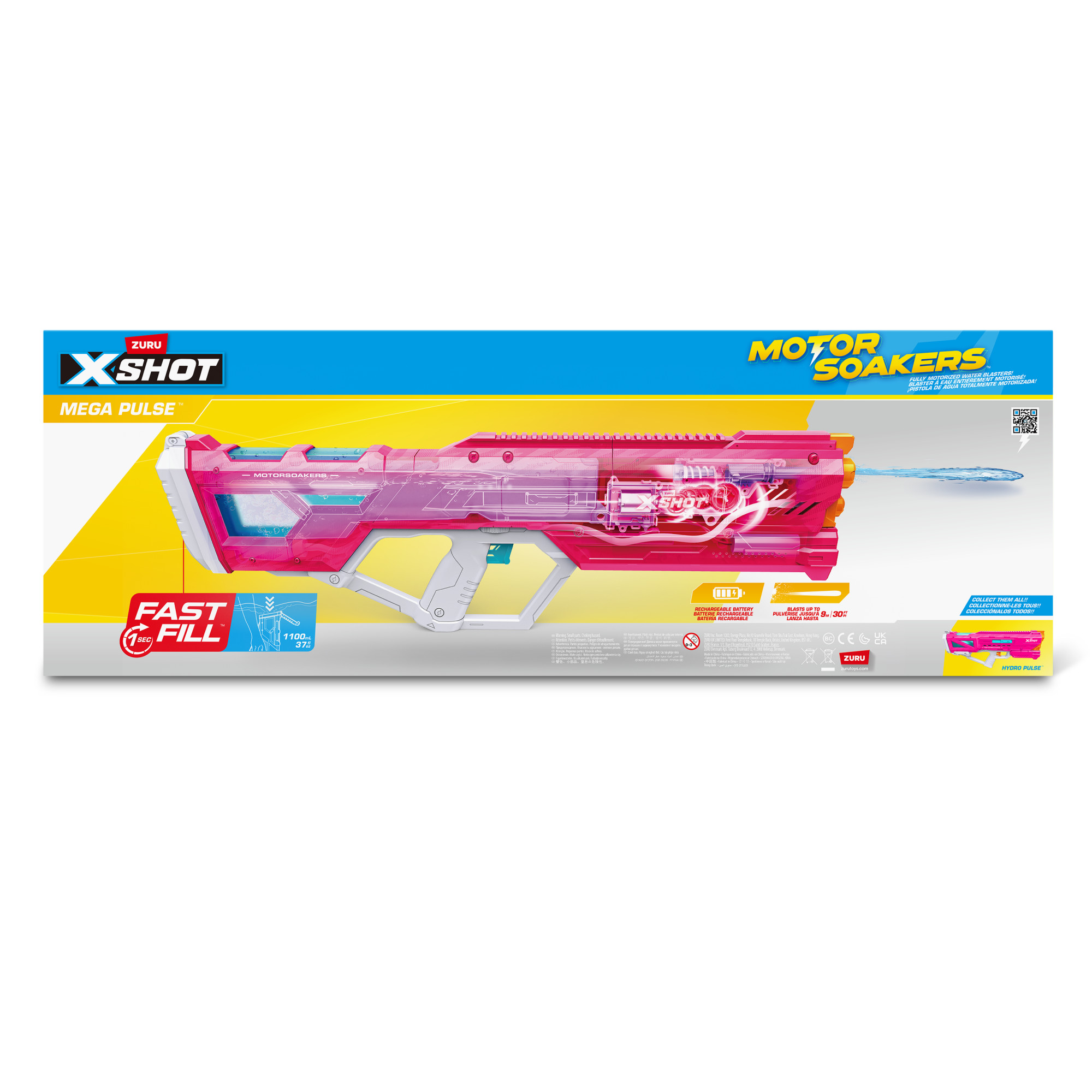 X-Shot Fast Fill Motor Soakers – Mega Pulse - Pink X-Shot Fast Fill Motor Soakers – Mega Pulse - Pink