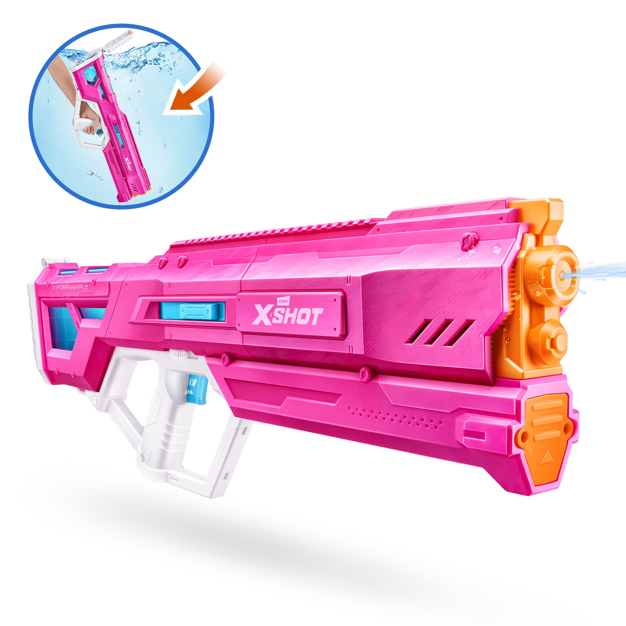 X-Shot Fast Fill Motor Soakers – Mega Pulse - Pink X-Shot Fast Fill Motor Soakers – Mega Pulse - Pink