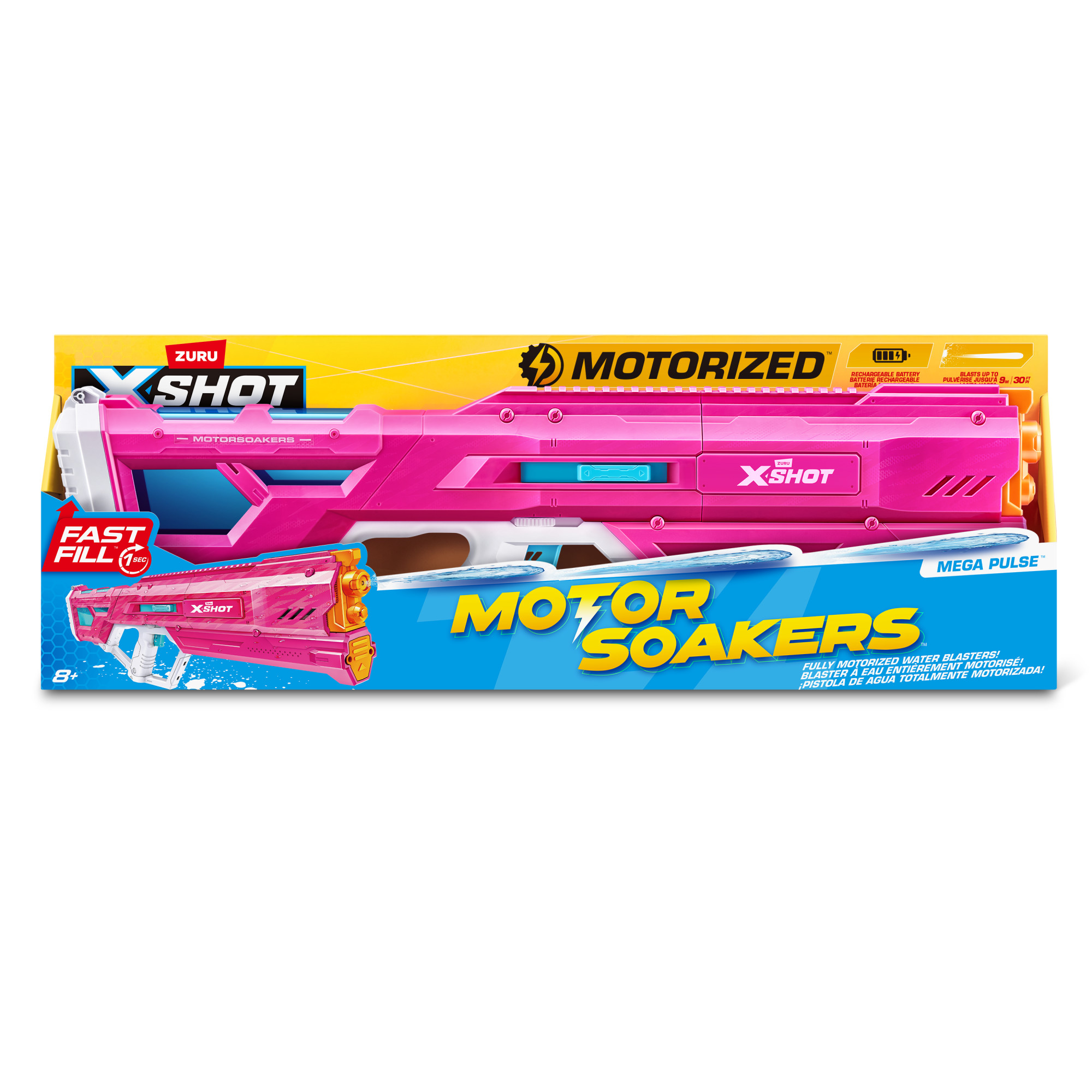 X-Shot Fast Fill Motor Soakers – Mega Pulse - Pink X-Shot Fast Fill Motor Soakers – Mega Pulse - Pink