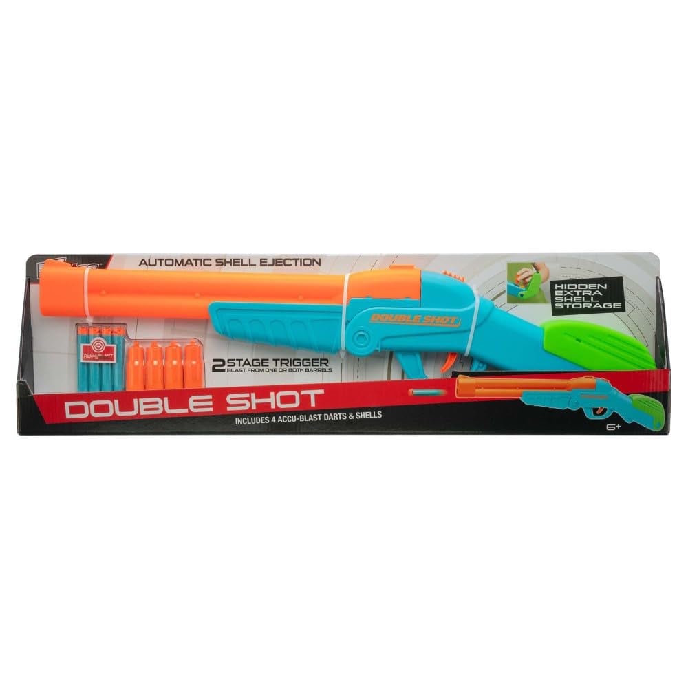 BuzzBee Air Warriors Double Shot - Lichtblauw BuzzBee Air Warriors Double Shot - Lichtblauw