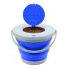 Opvouwbare Emmer voor Gel Balletjes - Blauw