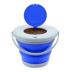 Opvouwbare Emmer voor Gel Balletjes - Blauw