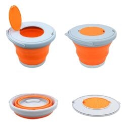 Opvouwbare Emmer voor Gel Balletjes - Oranje