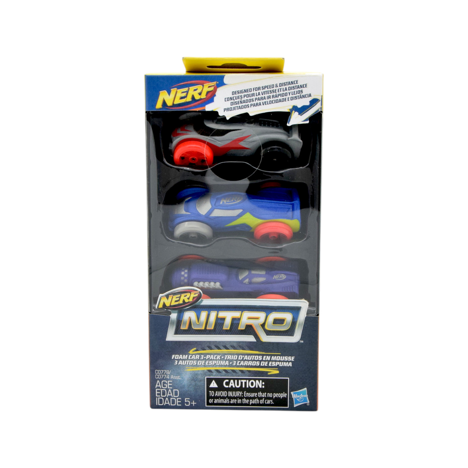 NERF Nitro Schuim Auto's 3-pack Set B NERF Nitro Schuim Auto's 3-pack Set B