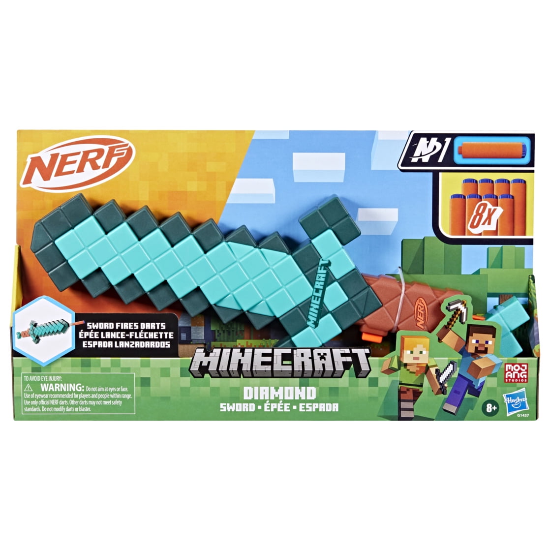 NERF Minecraft Diamond Sword NERF Minecraft Diamond Sword