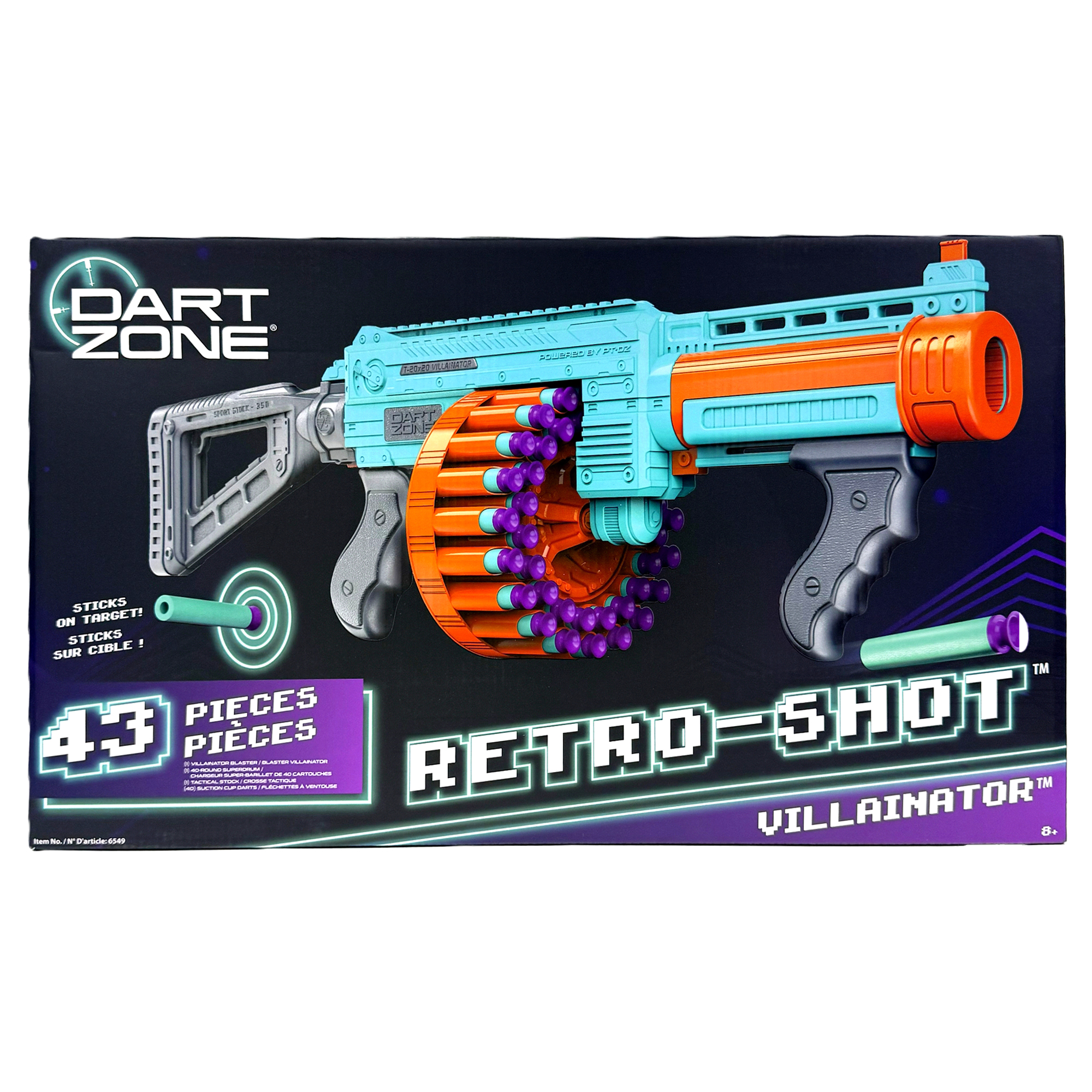 Dart Zone Max RetroShot Villainator