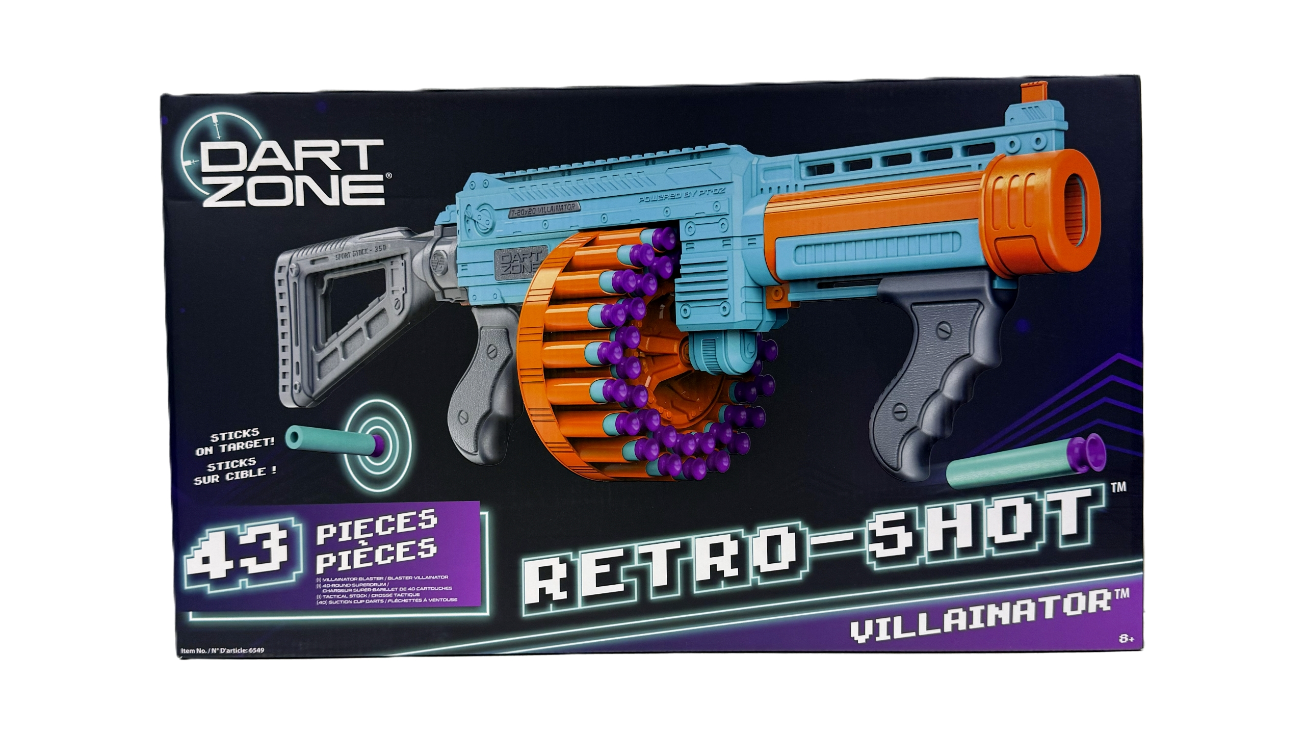 Dart Zone Max RetroShot Villainator
