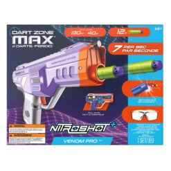 Dart Zone Max Nitroshot+ Venom Pro – Paars