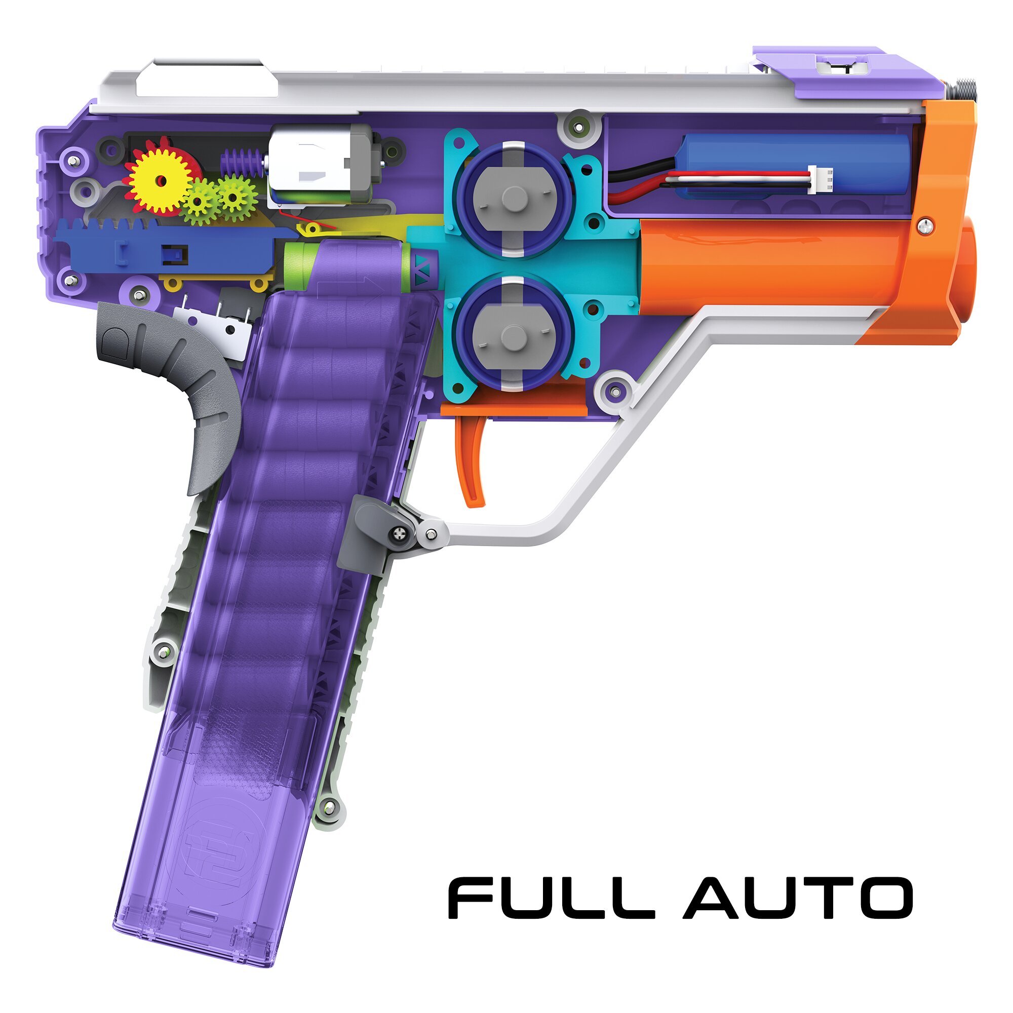 Dart Zone Max Nitroshot+ Venom Pro – Paars
