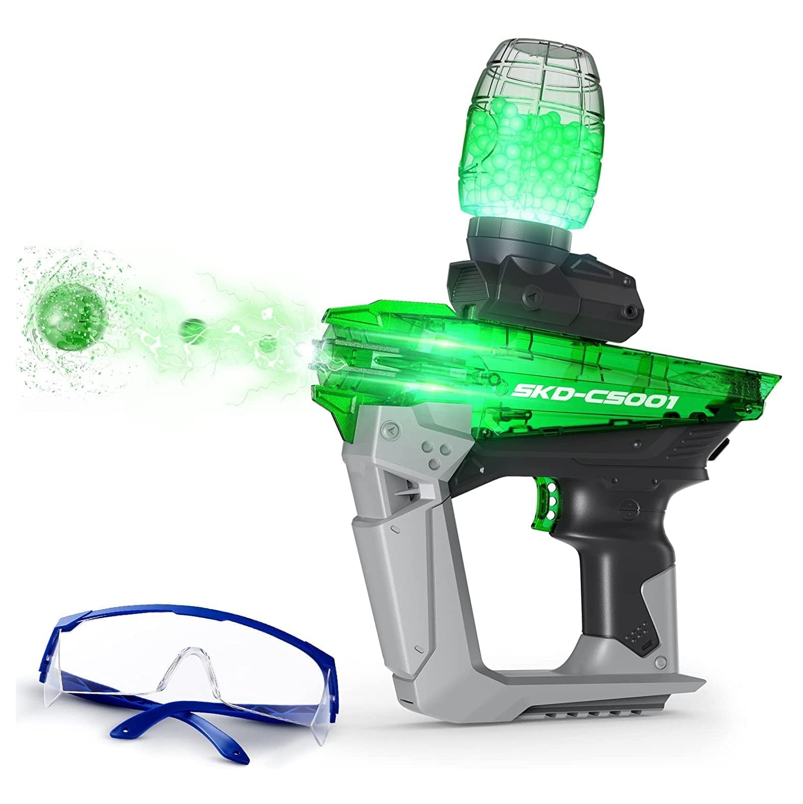 SKD Blaster CS001S Groen - Glow In The Dark - Motorized Gel Blaster SKD Blaster CS001S Groen - Glow In The Dark - Motorized Gel Blaster