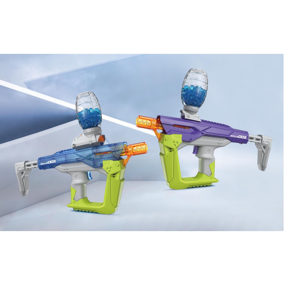 SKD Blaster Python Blaster CS003S Blauw - Glow In The Dark - Gemotoriseerde Gel Blaster SKD Blaster Python Blaster CS003S Blauw - Glow In The Dark - Gemotoriseerde Gel Blaster