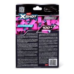 X-Shot Pro-Series Half-Length Pro Dart Refill – 100 pijltjes - Roze