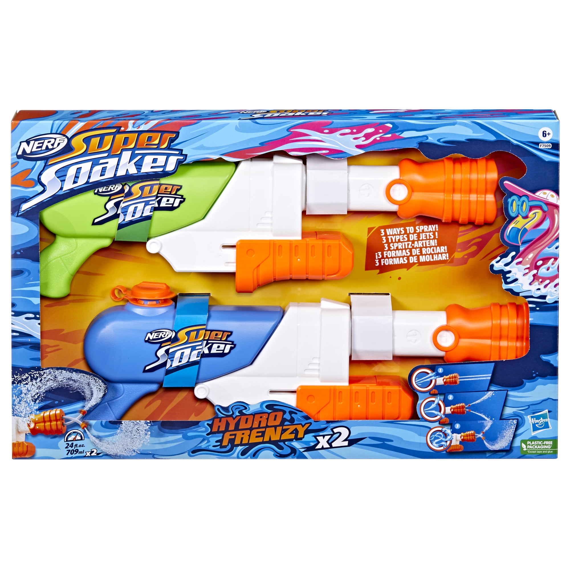 NERF Super Soaker Hydro Frenzy - 2 Pack
