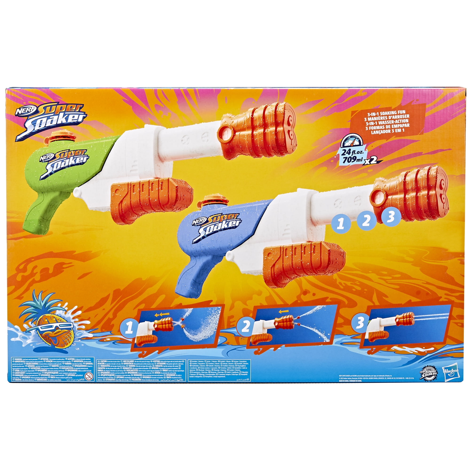 NERF Super Soaker Hydro Frenzy - 2 Pack