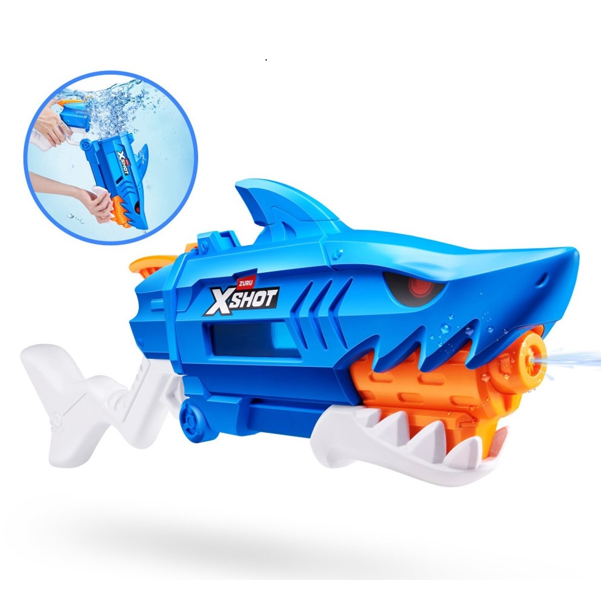 X-Shot Fast-Fill Shark Attack Water Blaster